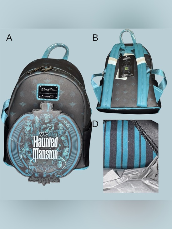 Loungefly Handbags - Loungefly Disney Parks Haunted Mansion Glow in the Dark Mini Backpack